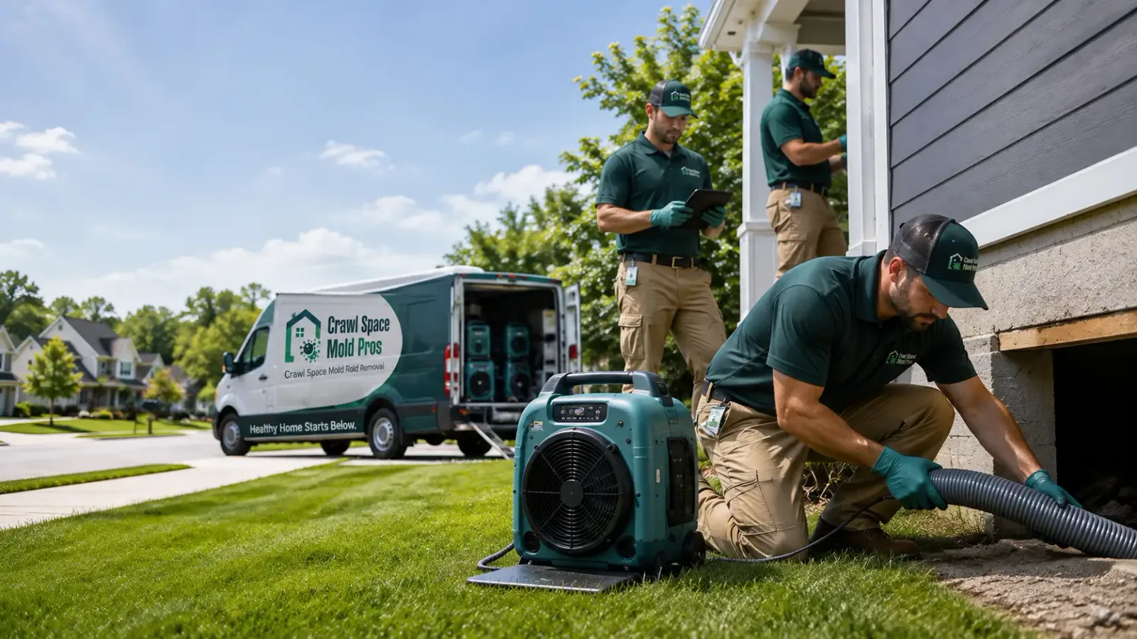 Crawl Space Mold Removal in Carbon, TX